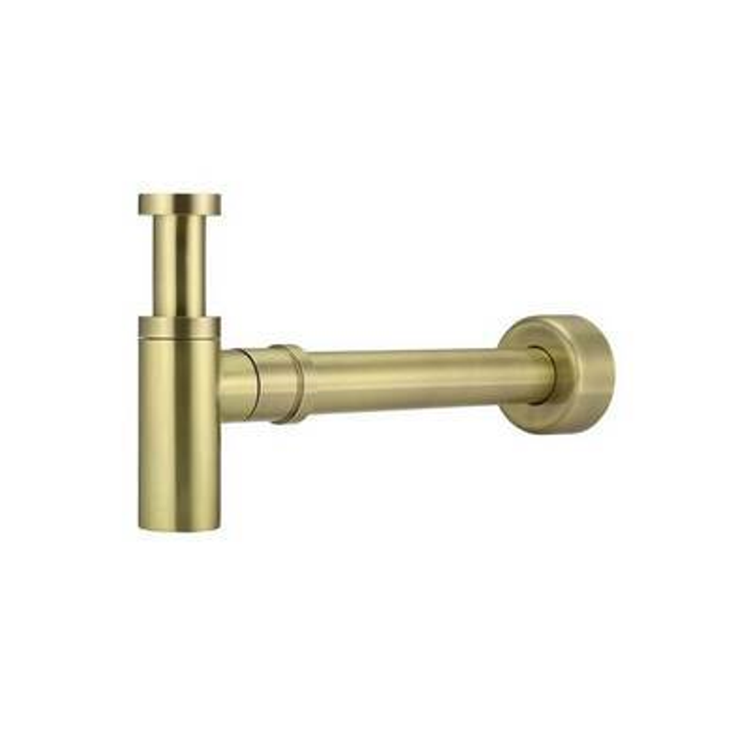 Meir Round Bottle Trap For 32mm Basin Waste 40mm Outlet Tiger Bronze Gold Mp05-R-Bb