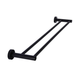 Meir Round Double Towel Rail 600Mm Matte Black