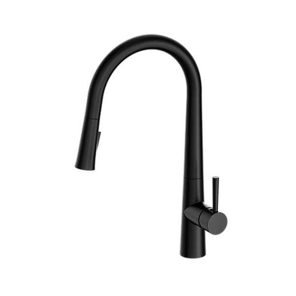 Enhance Nobel Plus Pull Down Sink Mixer Pin Lever Matt Black