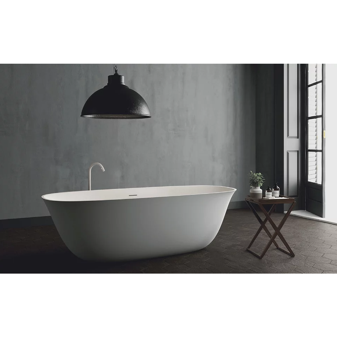 Domus Living Livia Freestanding Bath 1650mmX 650mm - Matte Grey