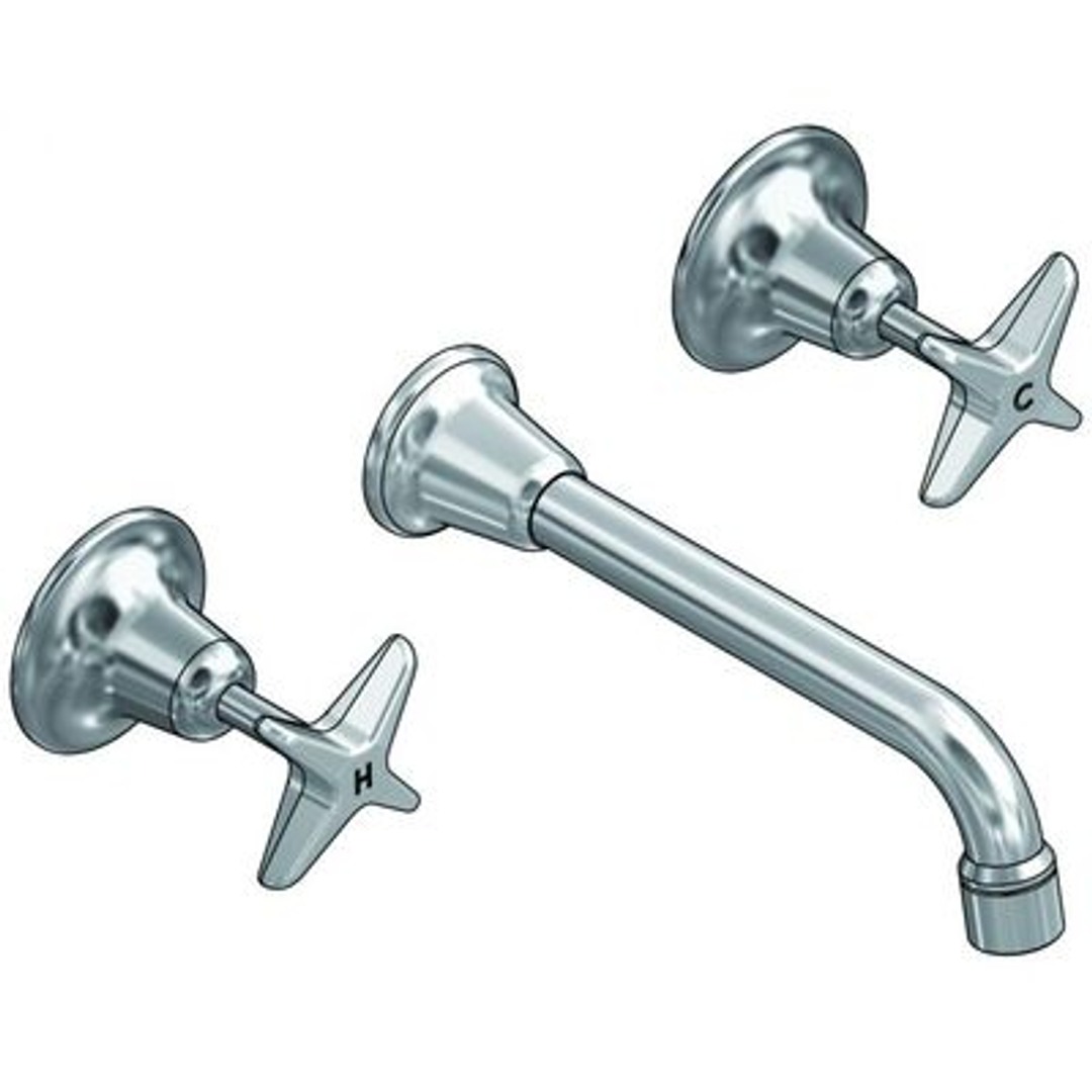 Ram Southern Cross Bath Set Chrome