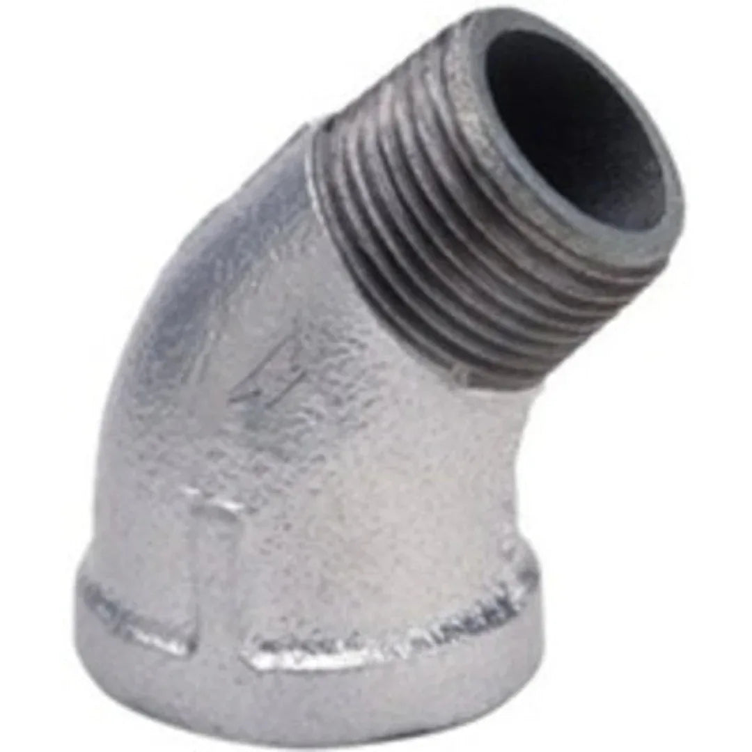 50MM ELBOW 45DEG MF GALV - Burdens Plumbing