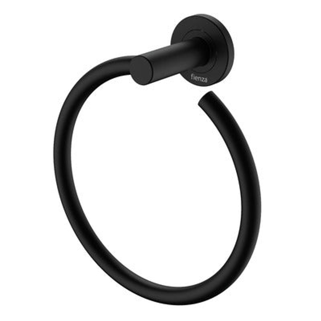 Fienza Kaya Towel Ring - Matte Black