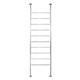 Radiant 500 X 2700mm Round Bar Floor To Ceiling Heated Towel Ladder
