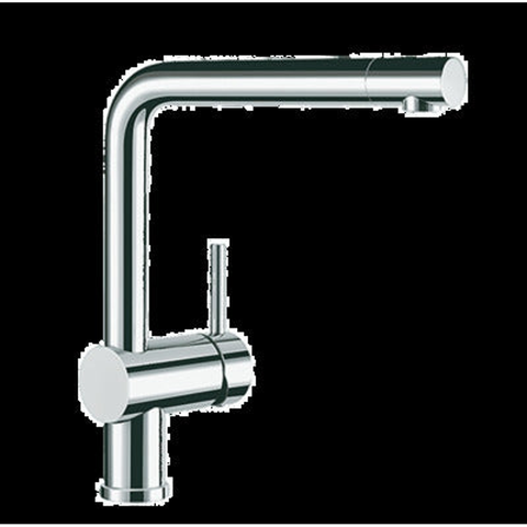 Blanco Linus-S Sink Mixer With Pull Out Spray Chrome  Linuss