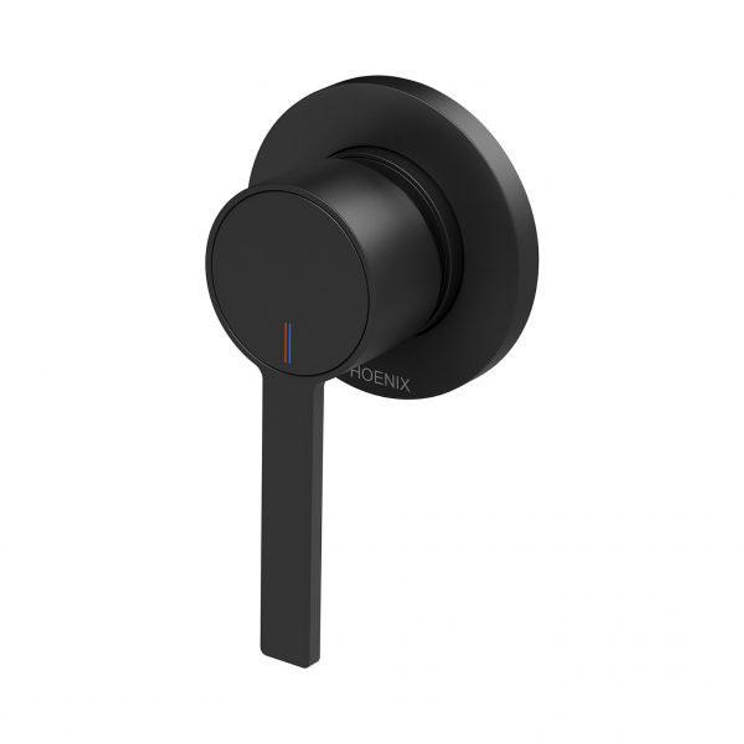 Phoenix Lexi Mkii Shower/Wall Mixer Matte Black