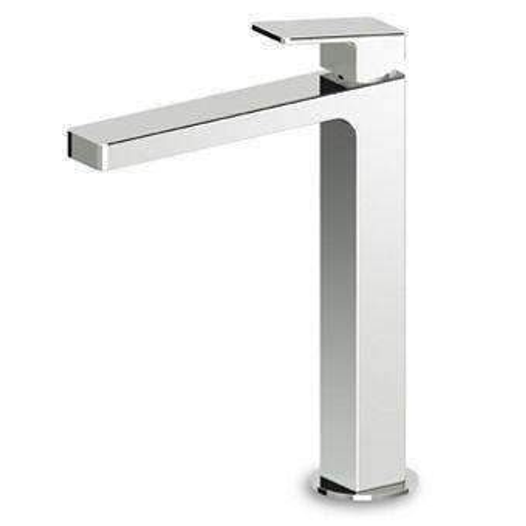 Zucchetti Jingle Basin Mixer High Spout Chrome Zin694