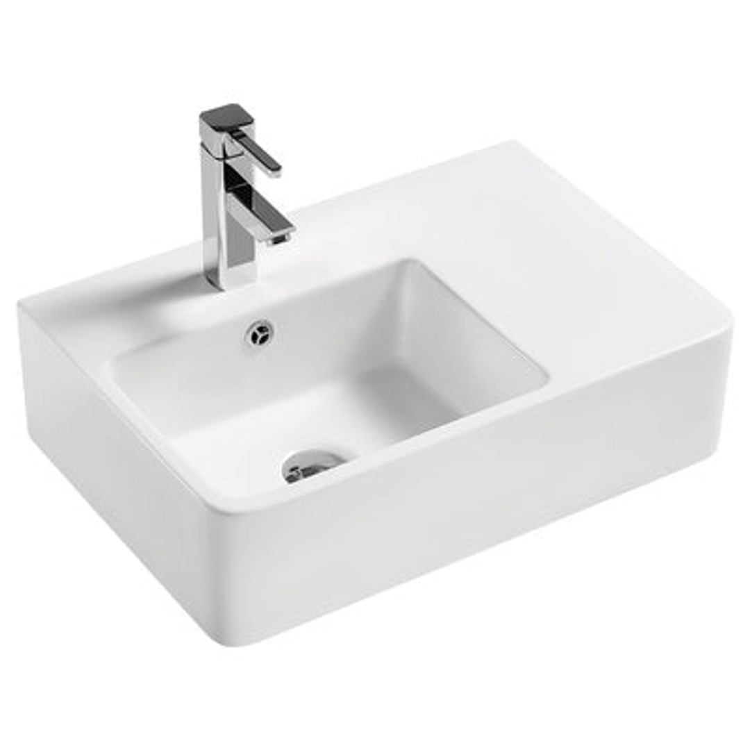 Fienza Delta Care Wall Hung Basin Left Hand Bowl Rb2275L