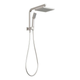 Phoenix Lexi Compact Twin Shower - Brushed Nickel