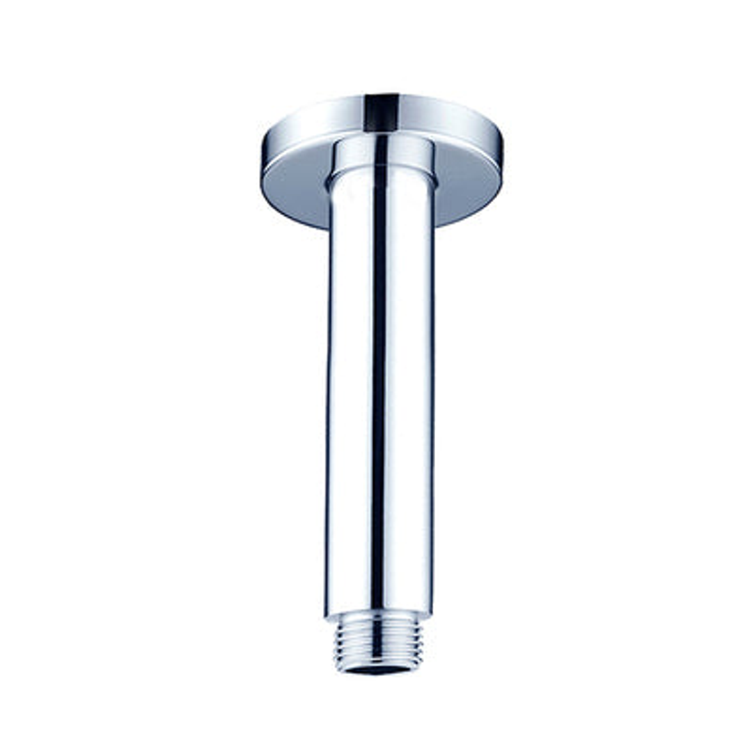 Nero 150mm Round Ceiling Arm - Chrome