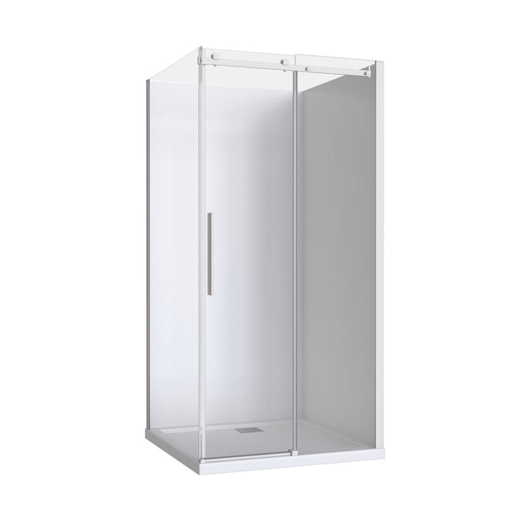 Decina Avalon 1200 Frameless Sliding Shower System