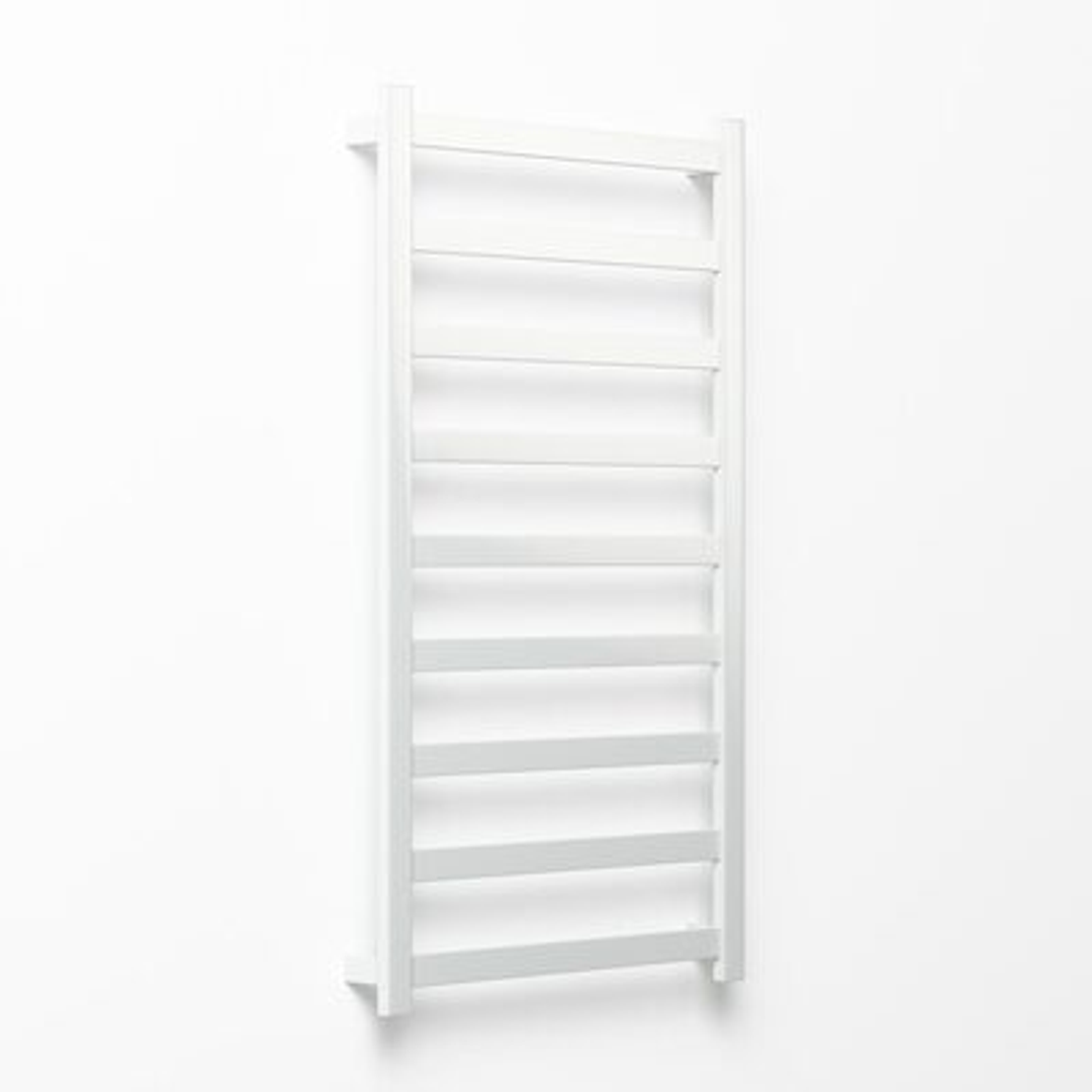 Avenir Hybrid Heated 9 Bar Towel Rail 132X75Cm Mirror Stainless