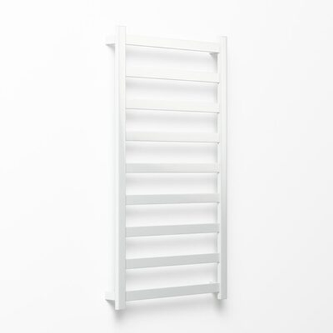 Avenir Hybrid Heated 9 Bar Towel Rail 132X75Cm Mirror Stainless