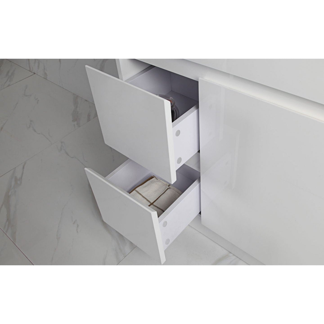 Aulic Maya Finger Pull Cabinet Only Left Hand Drawer 880X355X855mm