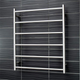 Radiant Round 6 Bar Non Heated Rail 700mmx830mm Brushed Stainless Steel