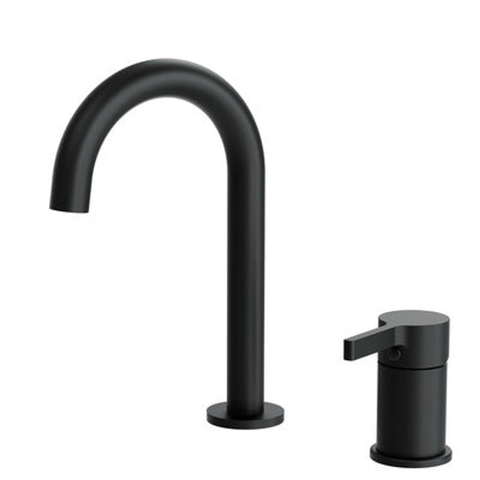 Fienza Sansa Hob Mixer And Basin/Bath Spout Set Matte Black