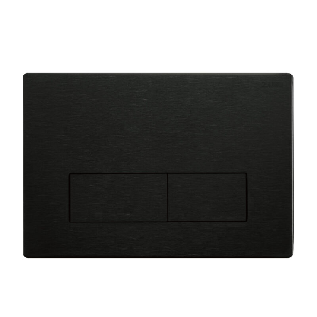 Zumi Java Square S/Steel Flush Plate Matt Black G30000121Mb