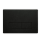 Zumi Java In Wall Toilet Package Square Matt Black Flush Plate