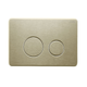 Zumi Venus In Wall Toilet Package Round Brushed Gold Flush Plate