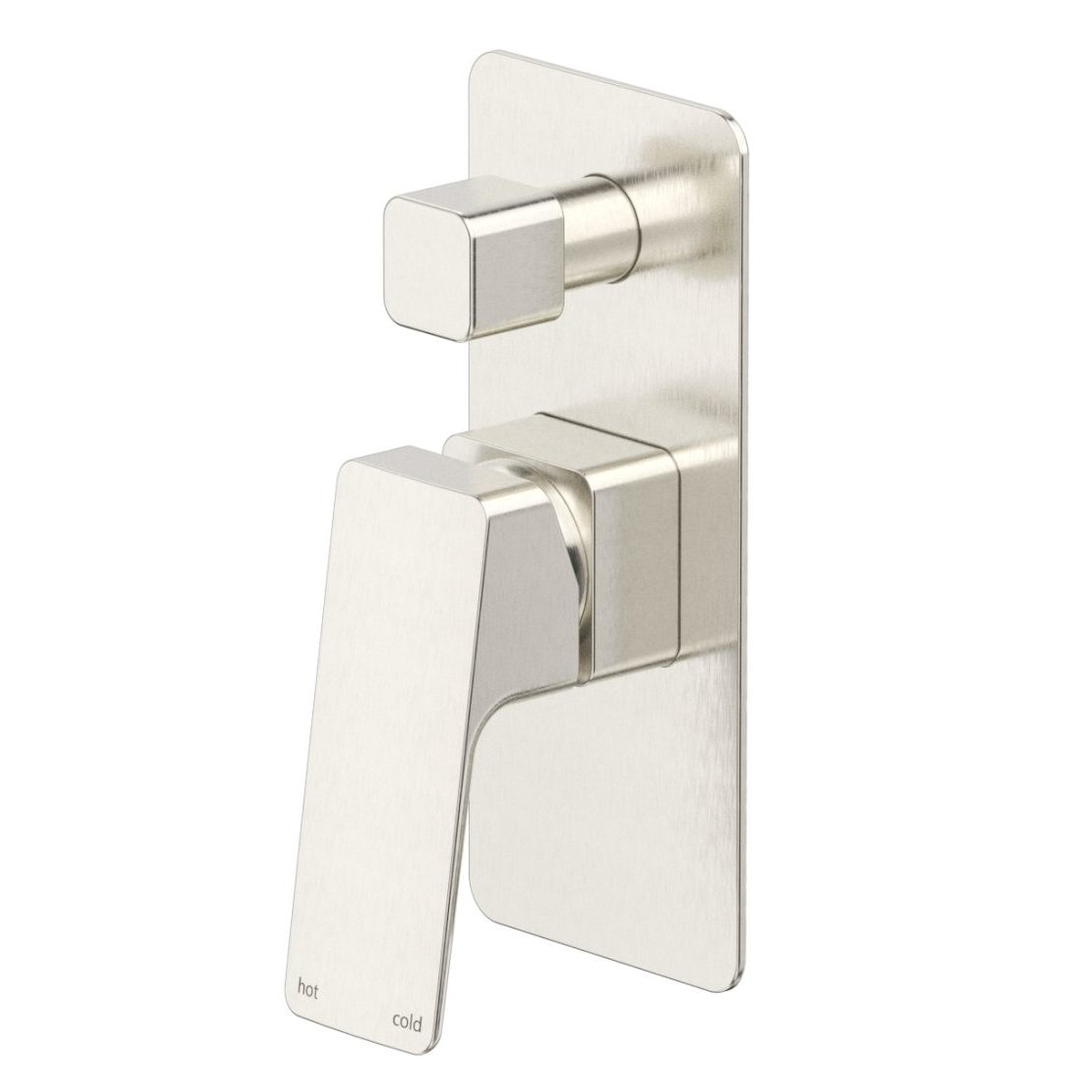 Bella Vista Tiago Shower Mixer Diverter Trim Kit Only Brushed Nickel