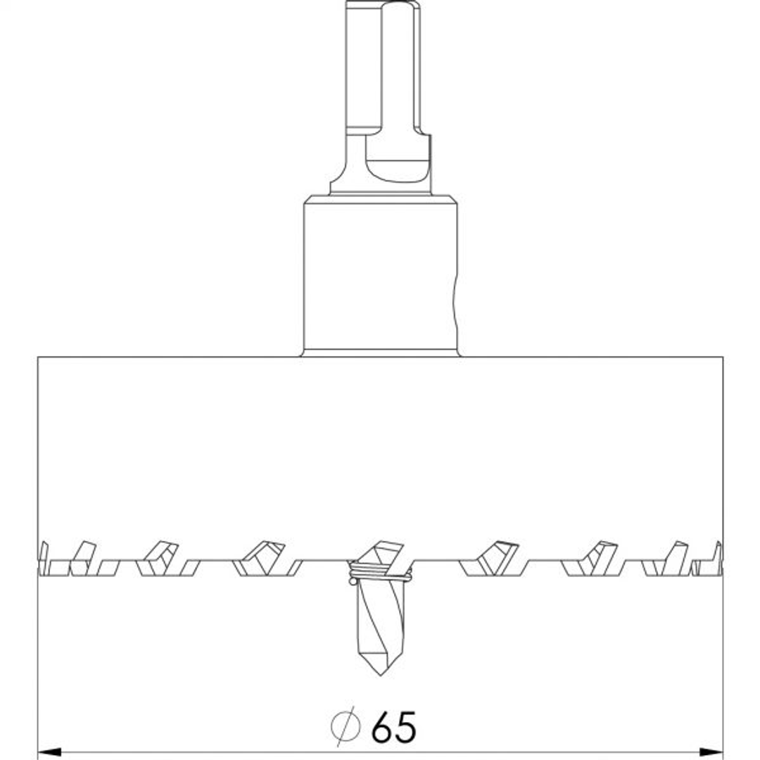 PHOENIX TUNGSTEN CUTTER 65MM  1004727