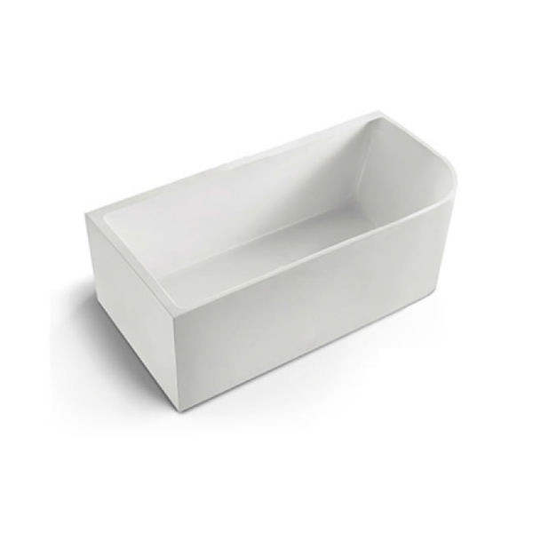 Bnk Naga Left Hand Corner Bath Gloss White 1500mm