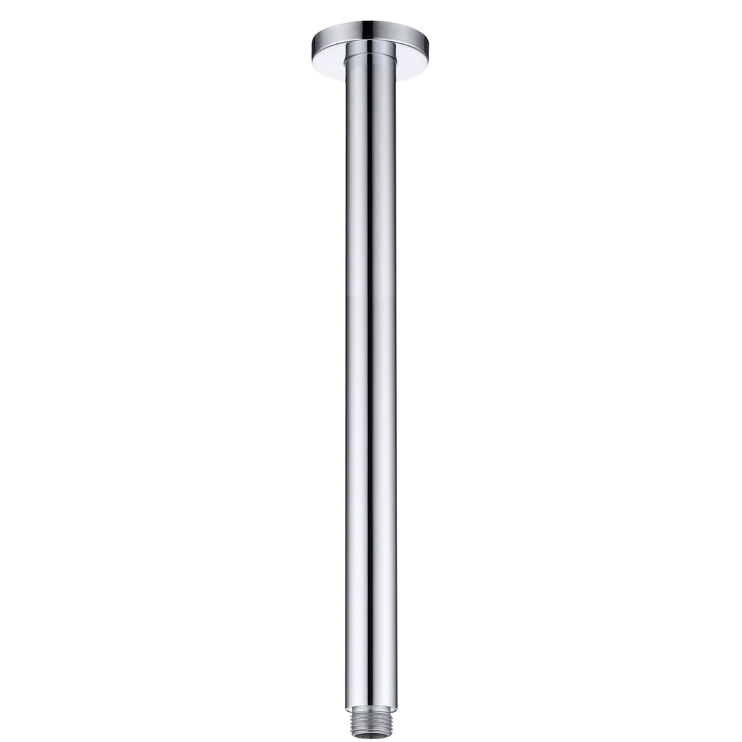 OTTI PAVIA 400MM CEILING SHOWER ARM ROUND CHROME