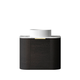 Otti Bondi 600X460X450 W/Hung Black Oak Vanity With Natural Carrara & Gold Handle 120Mm