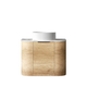 Otti Bondi 600X460X450 Wall Hung Natural Oak Vanity With Pure White & Black Handle 120Mm