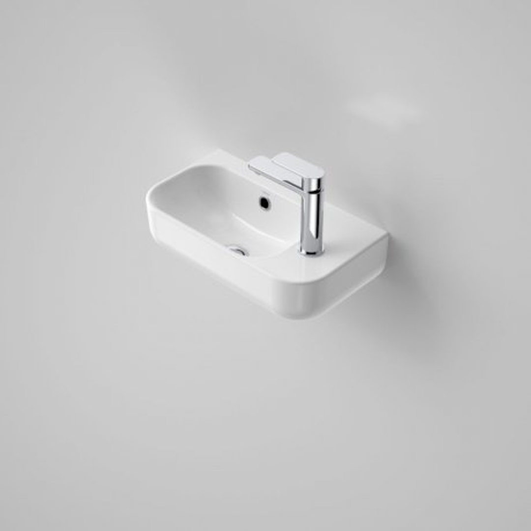 Caroma Luna Hand Wall Basin 1 Tap Hole