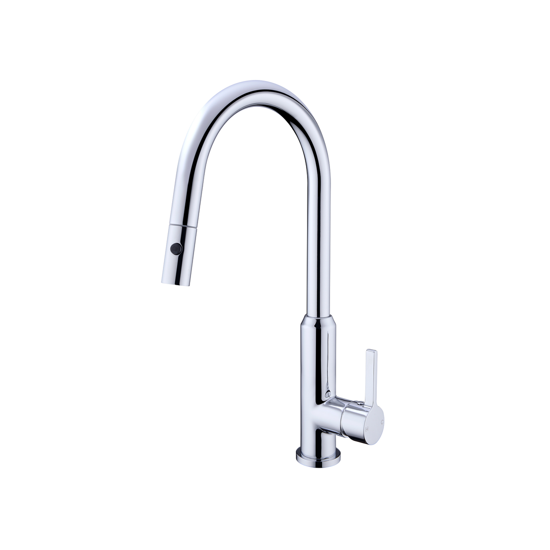 Nero Pearl Pull Out Sink Mixer With Vegie Spray Function - Chrome