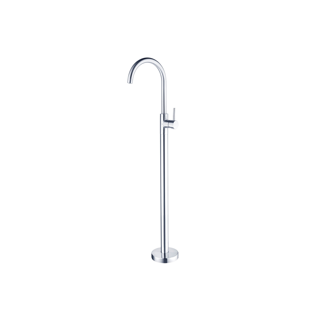 Nero Dolce Floormount Mixer - Chrome