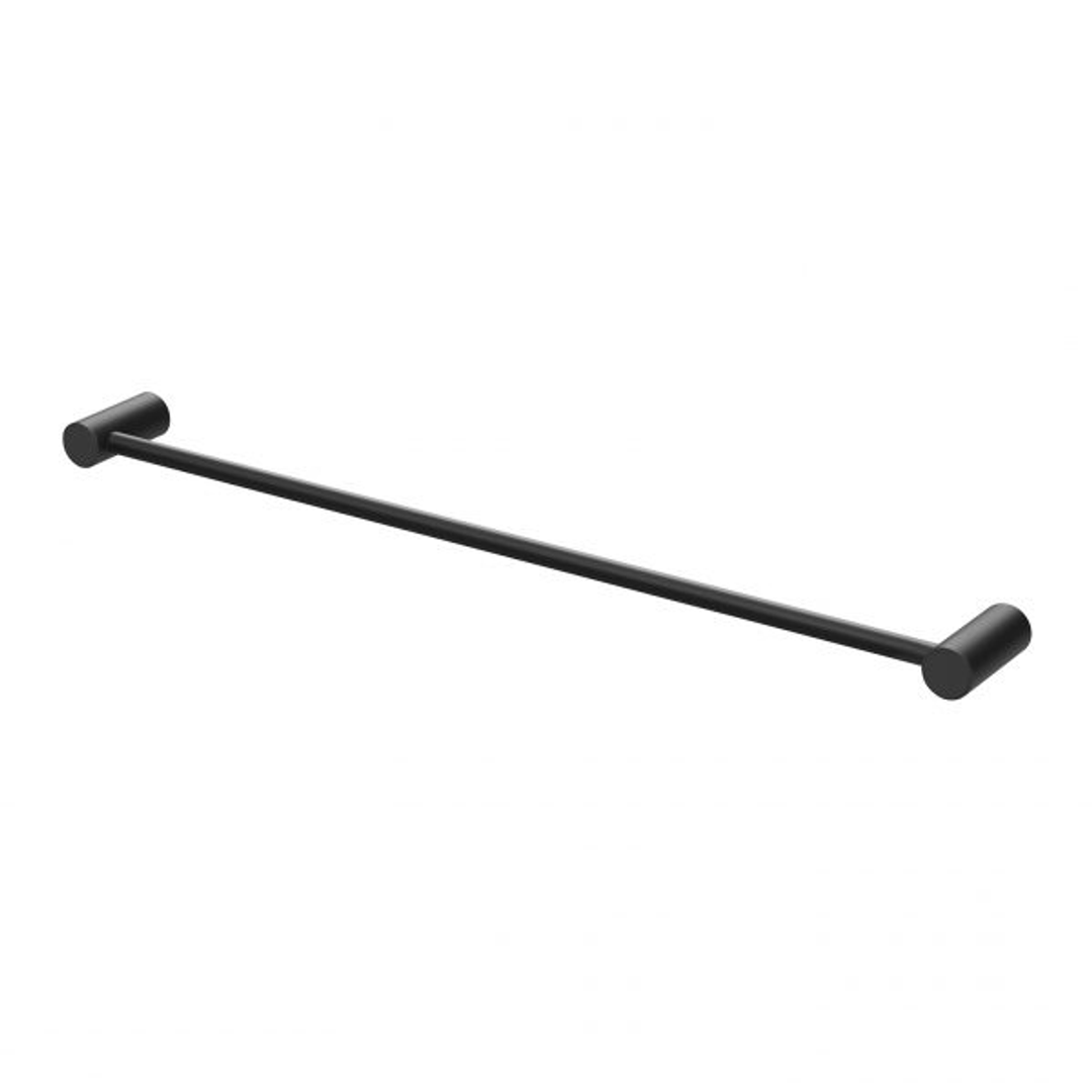 Phoenix Vivid Slimline Single Towel Rail 600mm - Matte Black