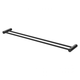 Phoenix Vivid Slimline Double Towel Rail 800mm - Matte Black