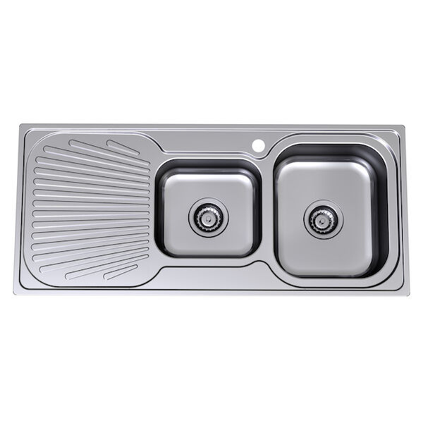 Clark Vital 1080mm 1.75 End Bowl Sink 1127   1 Tap Hole Right