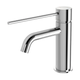 Phoenix Vivid Slimline Basin Mixer Curved Outlet With Extended Lever - Chrome
