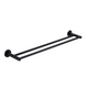 Bella Vista Mica Double Towel Bar 600Mm Black