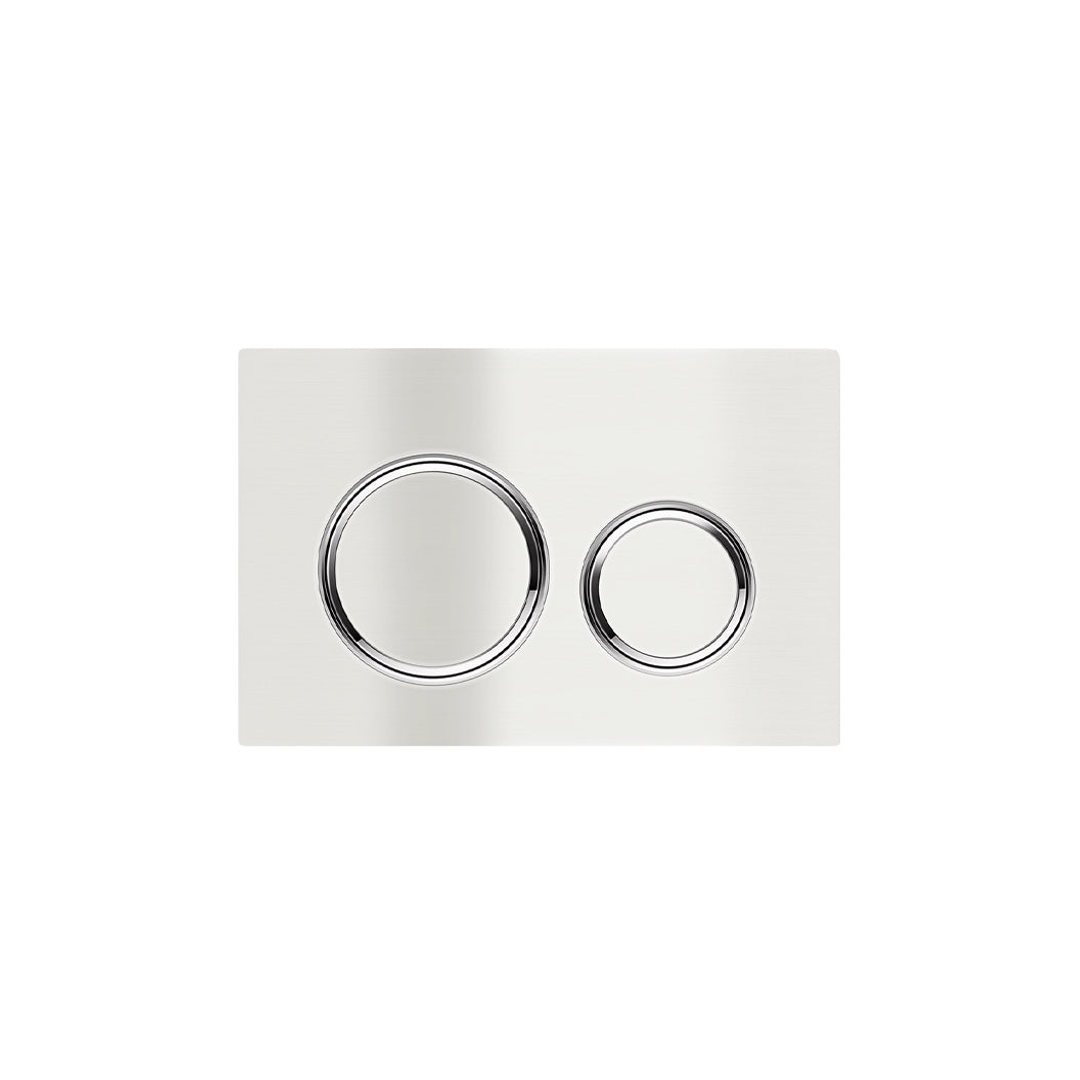 Meir Meir Sigma 21 Dual Flush Plates For Geberit Brushed Nickel