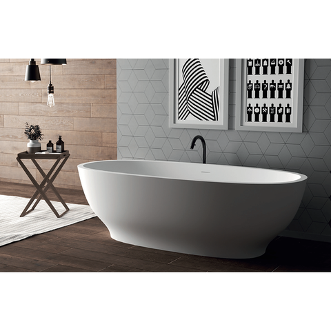 Domus Living Lemonia Freestanding Bath  1750mm X 800mm - Matte Grey