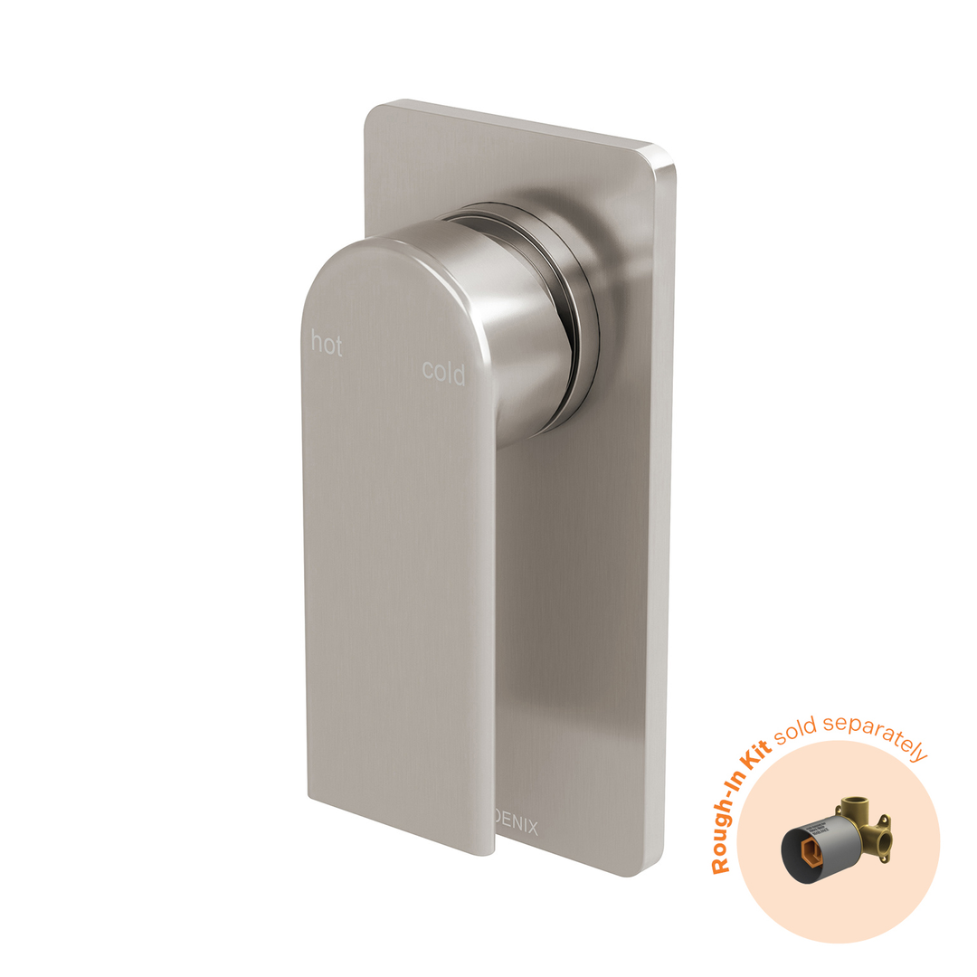 Phoenix Teel Switchmix Shower / Wall Mixer Fit-Off Kit Brushed Nickel