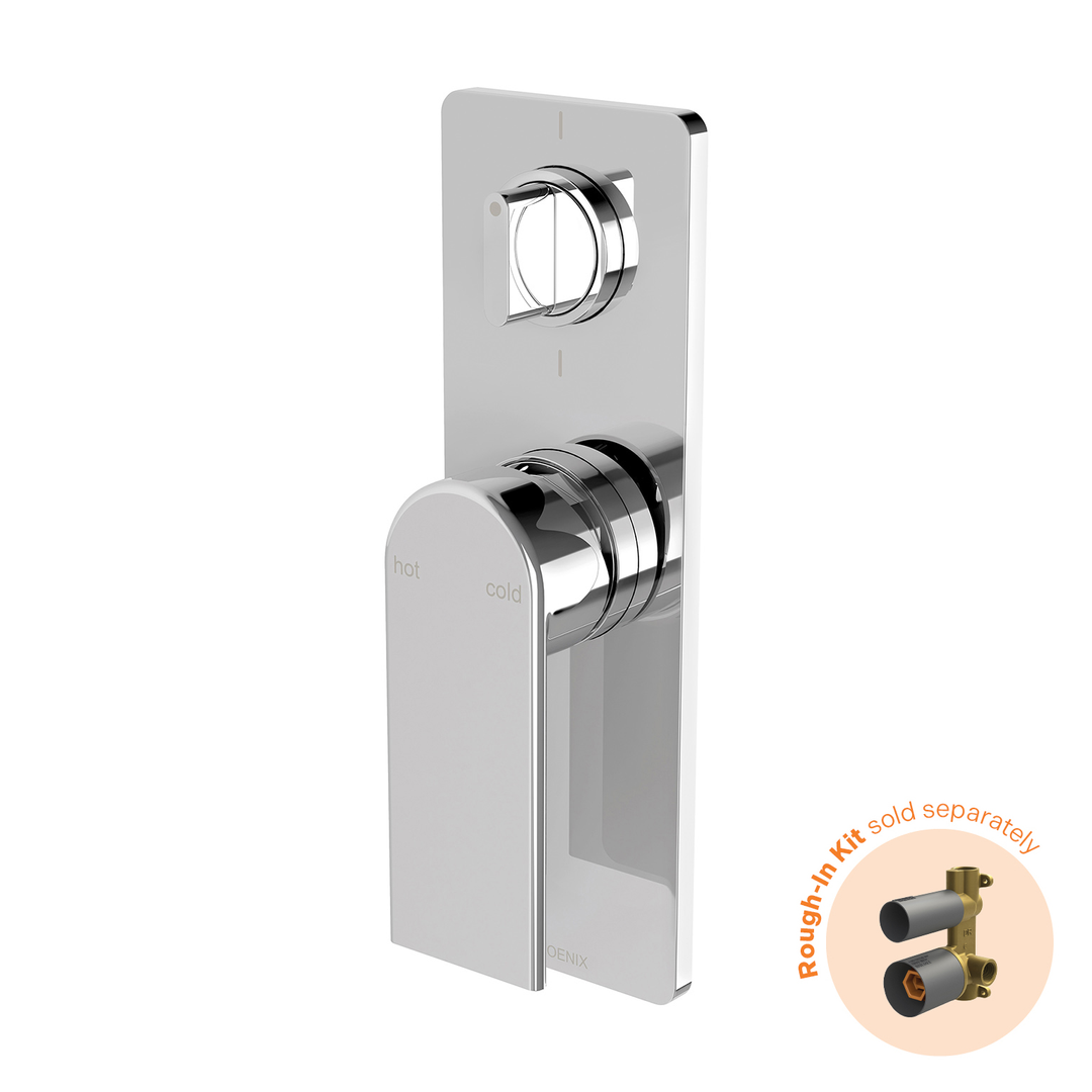 Phoenix Teel Switchmix Shower / Bath Diverter Mixer Fit-Off Kit Chrome