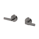 Phoenix Vivid Slimline Plus Lever Wall Top Assemblies 15Mm Ext Spindles Brushed Carbon