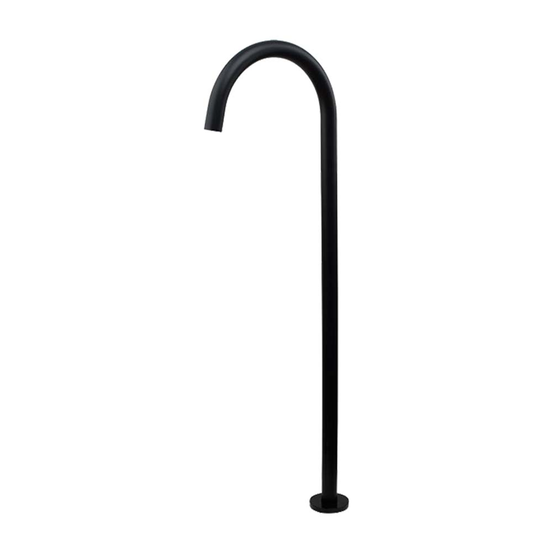 Brasshards Mixx Matcha Floor Mounted Bath Spout Matt Black