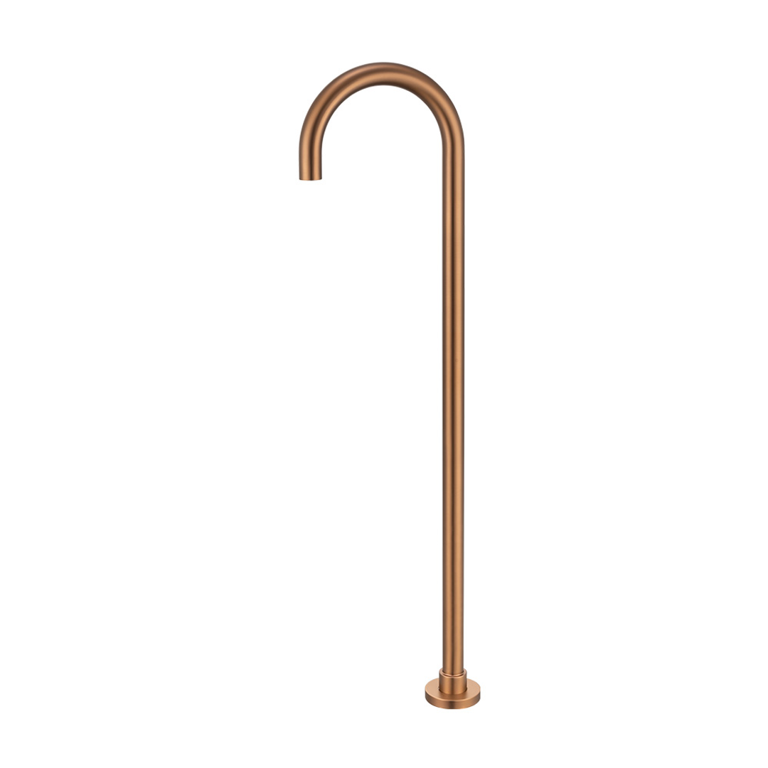 Brasshards Mixx Matcha Floor Mounted Bath Spout Brushed Bronze