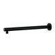 Brasshards Mixx Matcha Straight Shower Arm 380Mm Matt Black
