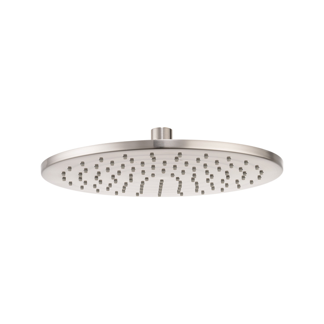 Brasshards Mixx Matcha Brass Shower Head 250Mm Brushed Nickel