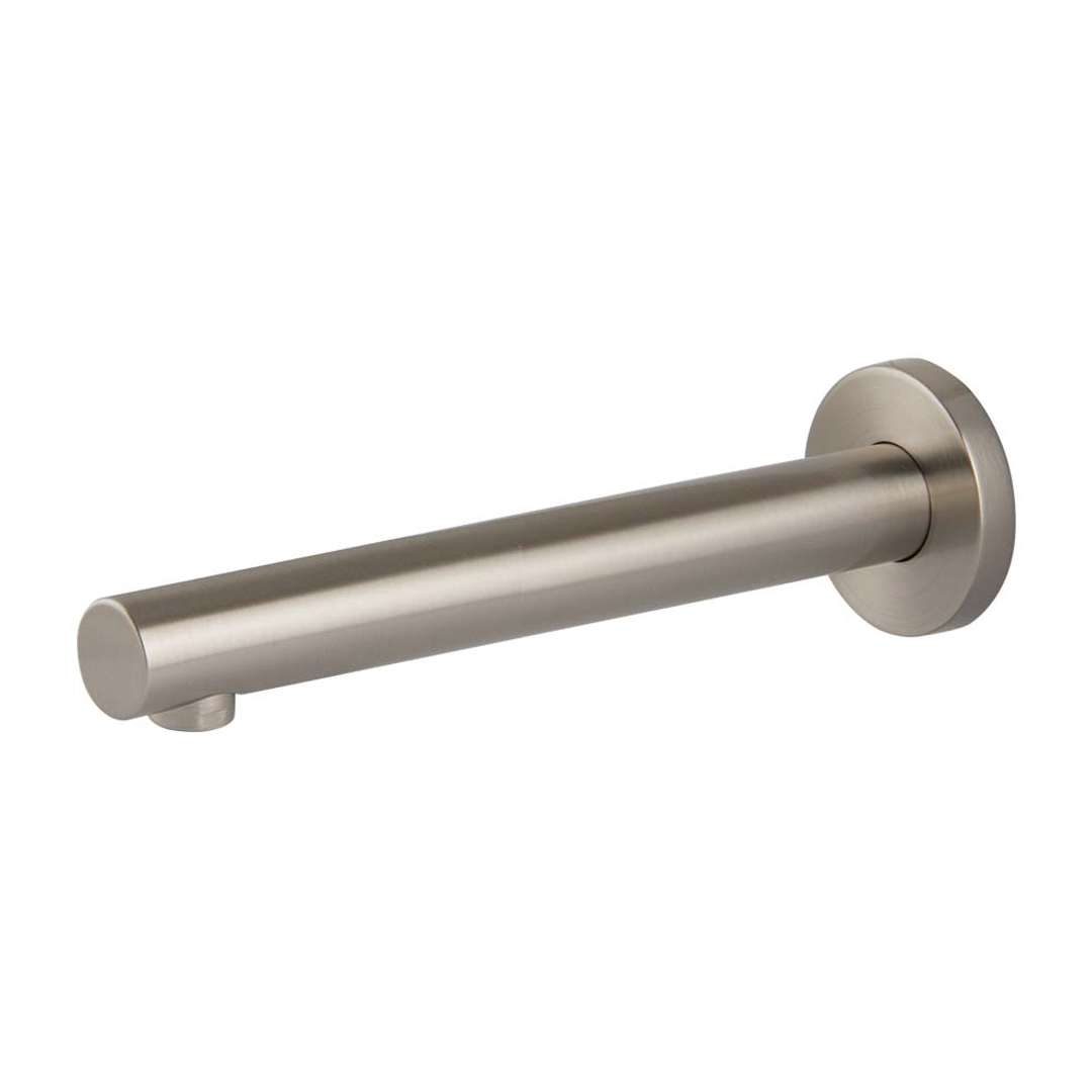 Brasshards Mixx Matcha Bath Spout 200Mm Brushed Nickel Lead Free