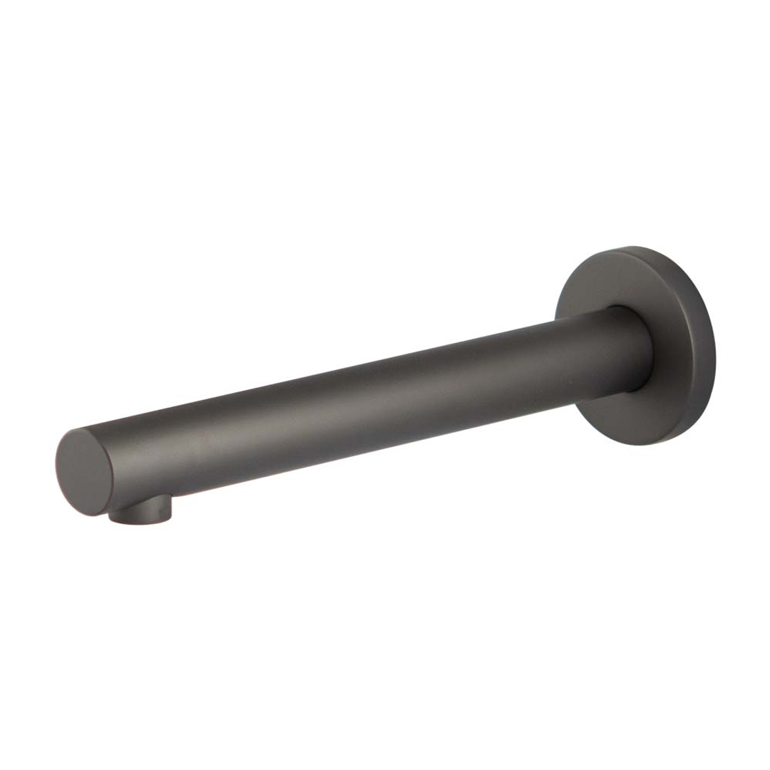 Brasshards Mixx Matcha Bath Spout 200Mm Gun Metal Lead Free