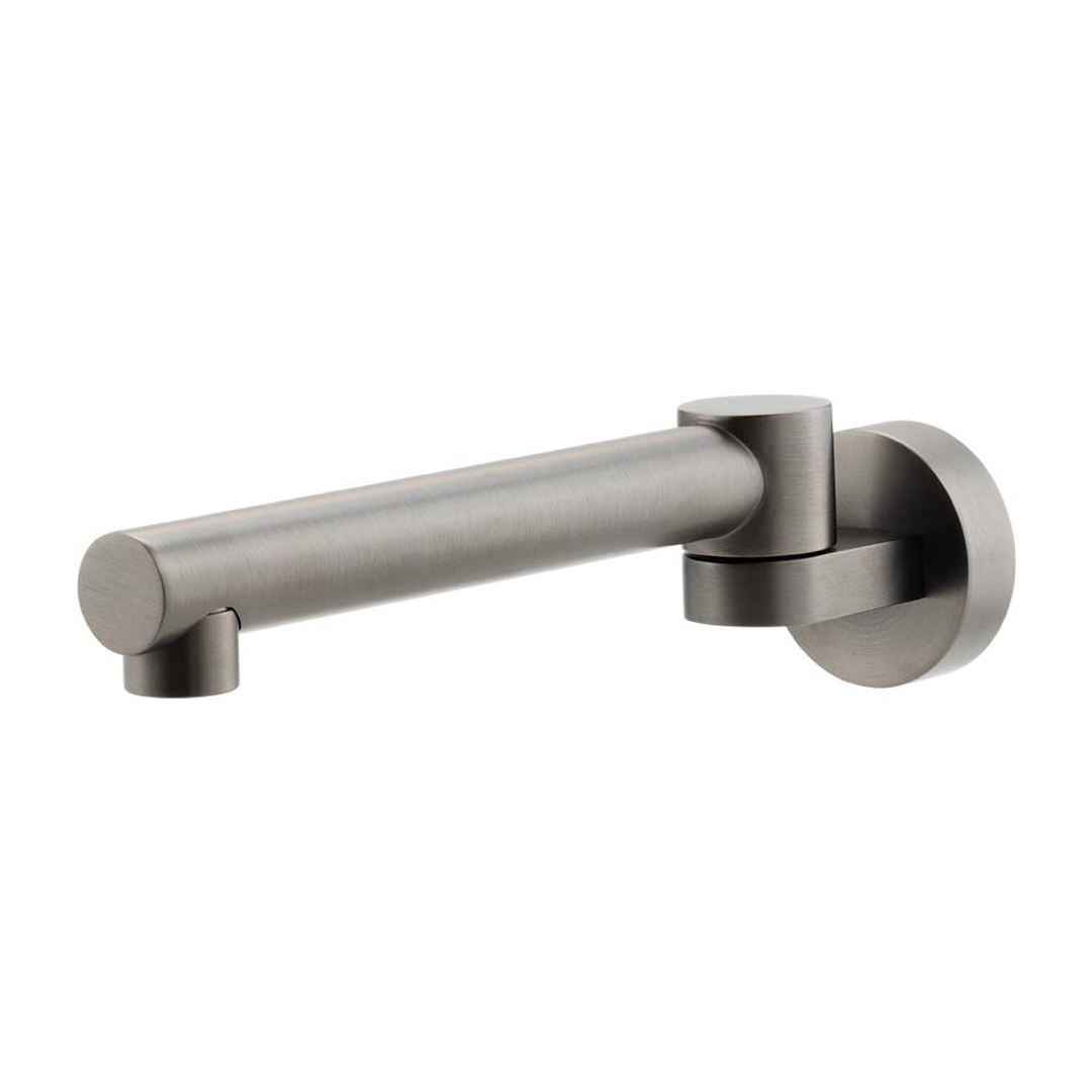 Brasshards Mixx Matcha Swivel Bath Spout Gun Metal Lead Free
