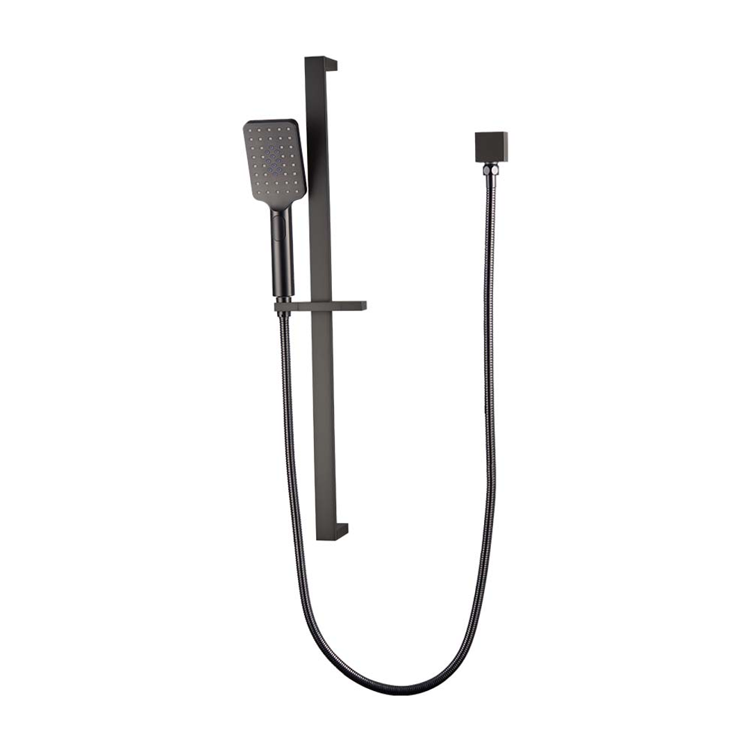 Brasshards Mixx Chai Rail Shower Gun Metal